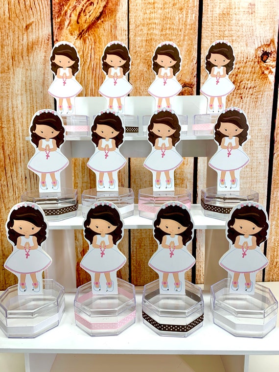 First Holy Communion Favor | First Communion Girl Favor | Recuerdo de Mi Primera Comunion | Religious Favor | Girl Catholic Favor SET OF 12 Il_570xn