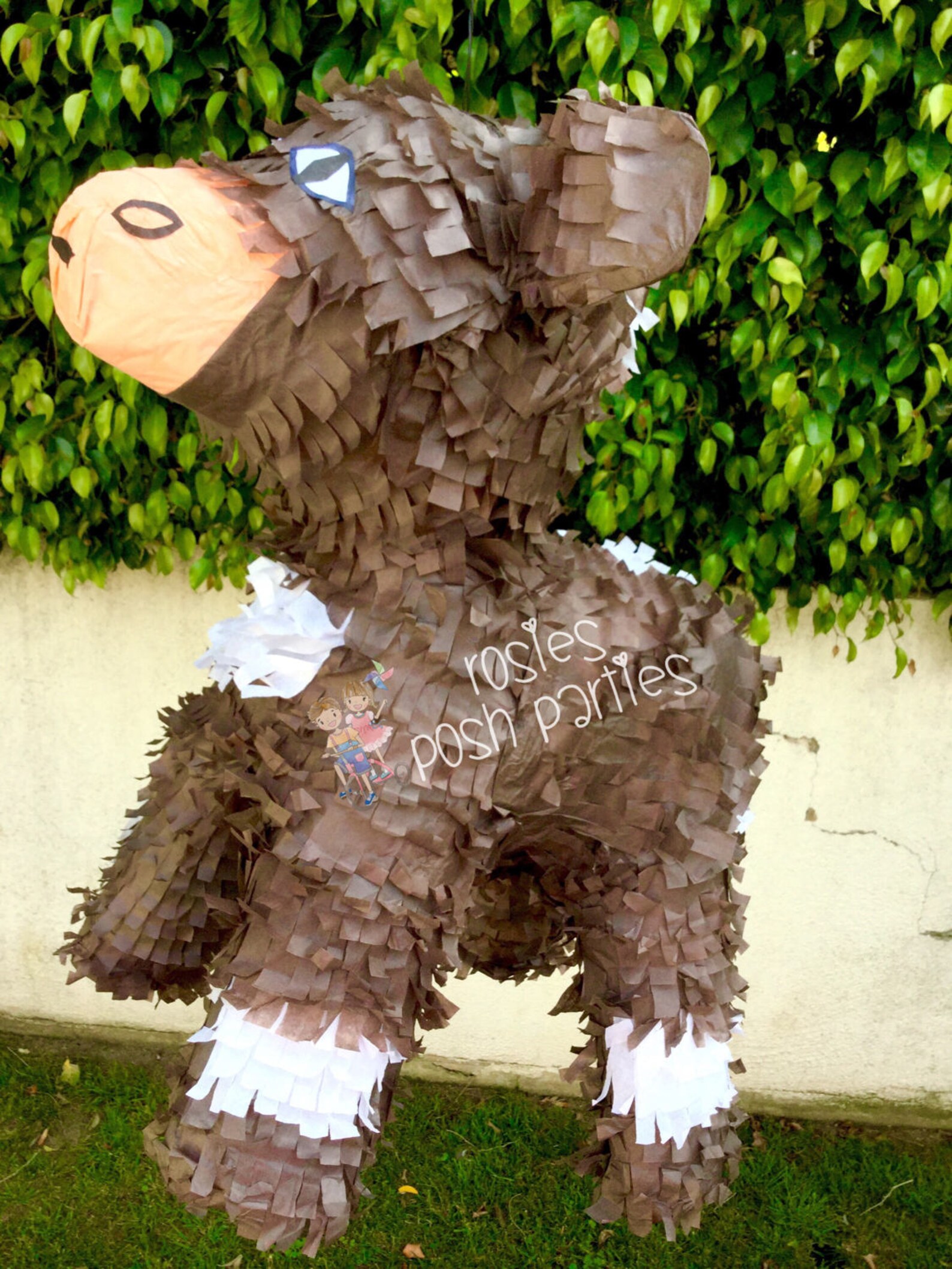 Cow Pinata Farm Pinata Farm animals Birthday Party Mexican Etsy