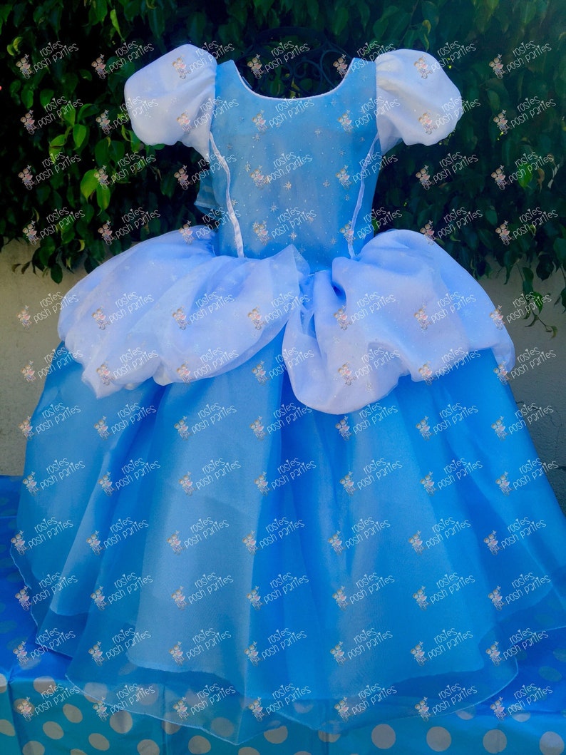 Cinderella dress for Birthday costume or Photo shoot Cinderella dress outfit Birthday dress Cinderella costume Princess dress for Birthday image 1