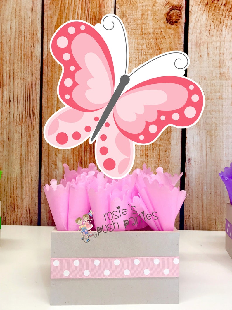 Butterfly Baby Shower Butterfly Theme Party Butterfly Etsy