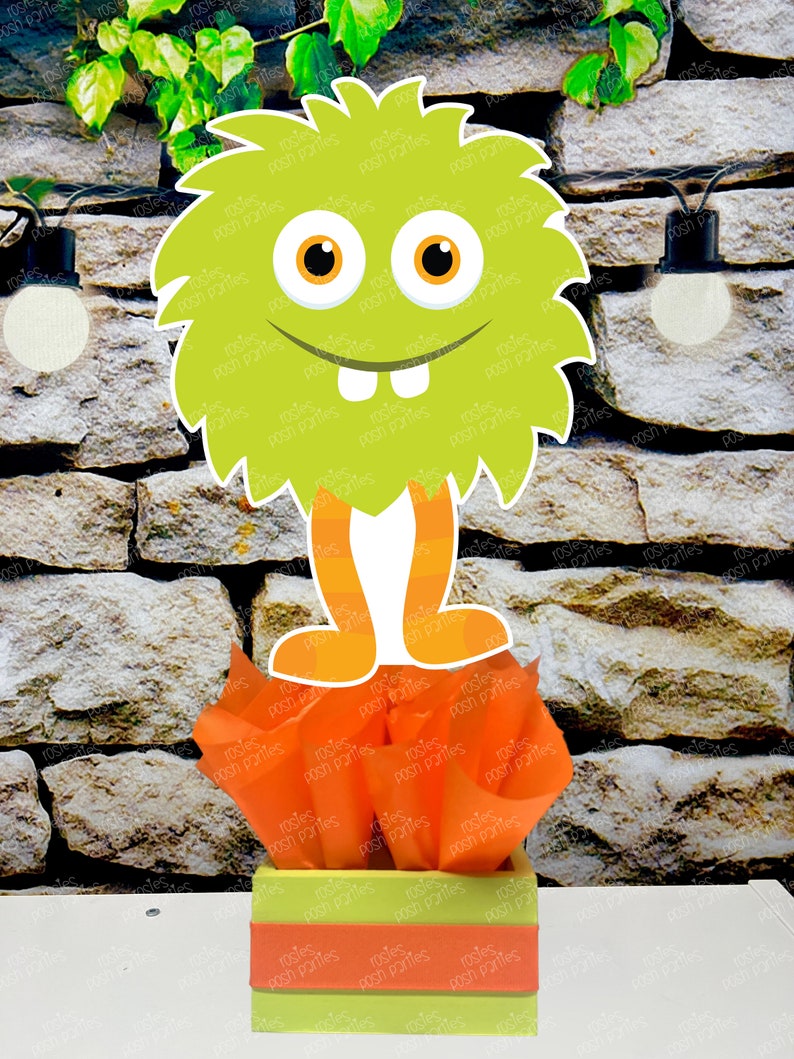 Monsters Birthday Theme Party Decoration Centerpiece