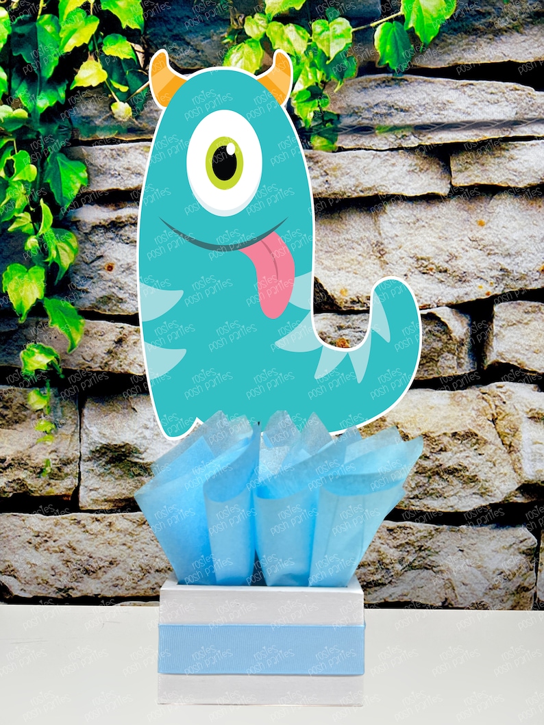 Monsters Birthday Theme Party Decoration Centerpiece