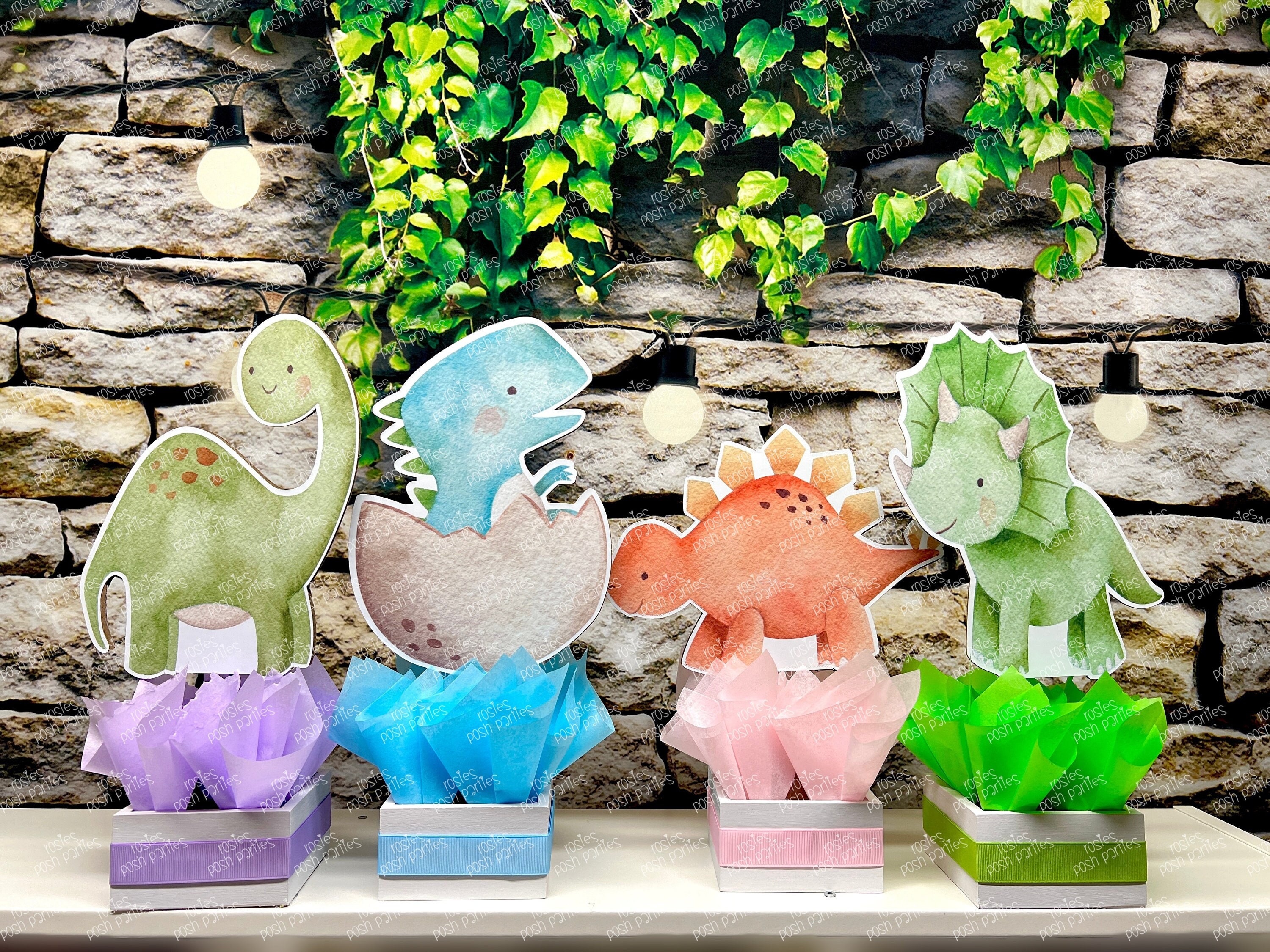 Dinosaur Theme Dinosaur Birthday Decoration Hatching Soon Dinosaur Theme Baby Shower Centerpiece Decoration Dinosaur Theme