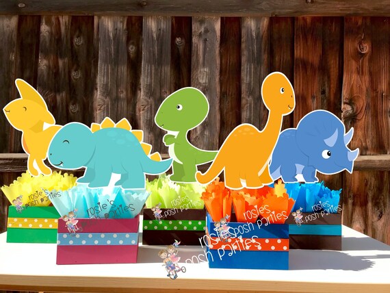 Tema de cumpleaños de dinosaurio / pieza central de dinosaurio - Etsy España Tema de cumpleaños de dinosaurio / pieza central de dinosaurio - Etsy España