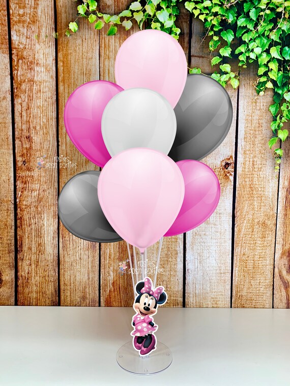 Mickey Mouse Clubhouse Balloon birthday party guest table centerpiece Pluto Daisy Goofy Minnie Mickey Donald Cluster Balloons INDIVIDUAL Il_570xn