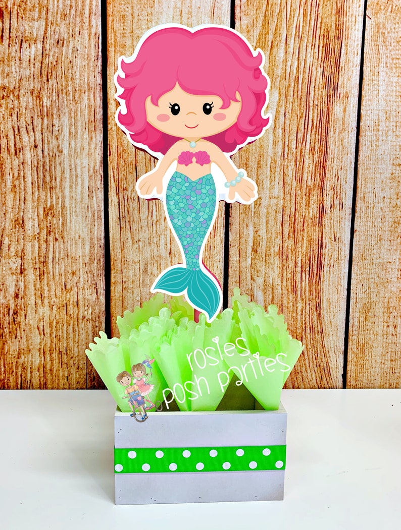 Mermaid Baby Shower Theme Mermaid Birthday Theme Baby Etsy