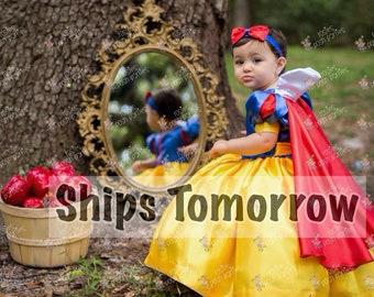 Snow White dress for Birthday costume or Photo shoot Snow White dress outfit Birthday dress Snow White costume dress for Birthday party