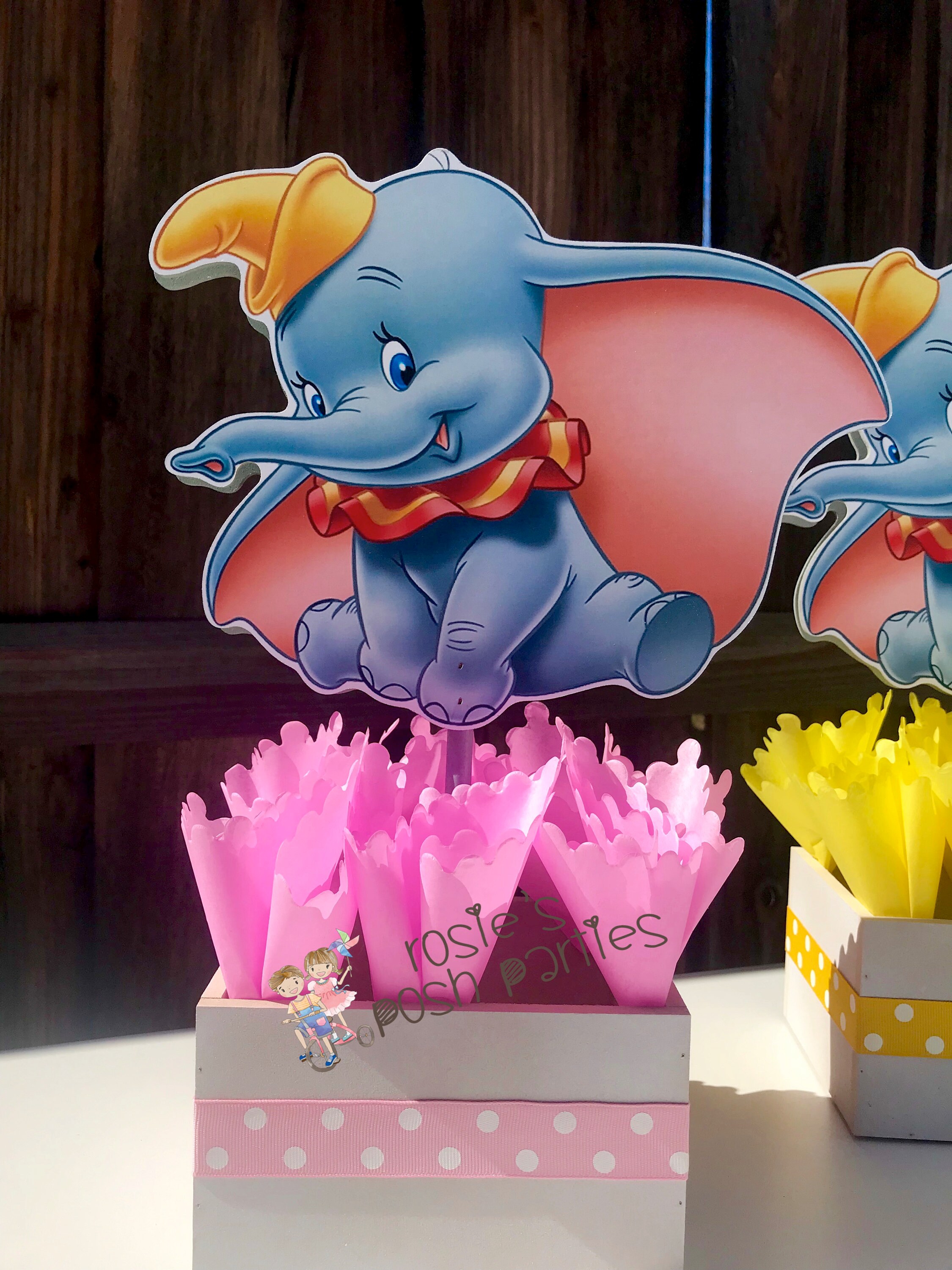 Dumbo birthday party decoration Centerpiece for Birthday or Etsy