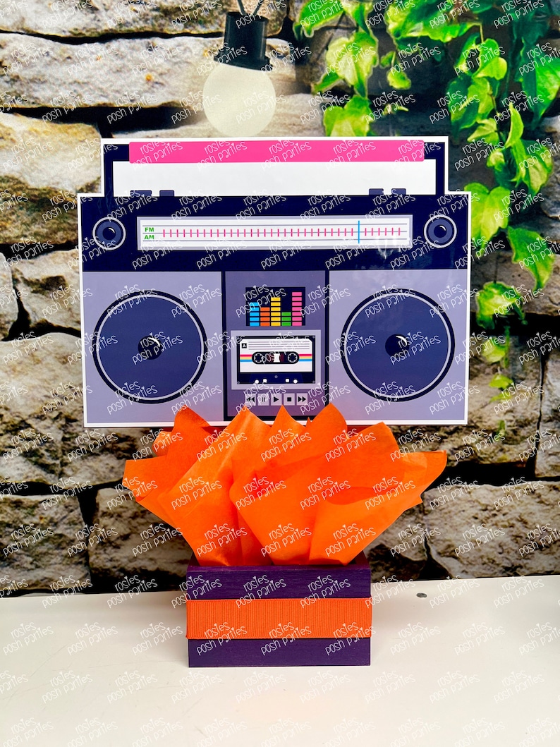 I love the 90s birthday bash party centerpieces 90s party decoration 90s birthday I love the 90s centerpiece party favors SET OF 6 image 3