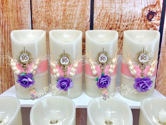 First Communion Favor Recuerdo De Primera Comunion First Communion Party Candle Decoration First Holy Communion Favor Rosary Favor Set Of 12 By Rosie S Posh Parties Catch My Party First Communion Favor Recuerdo De Primera Comunion First Communion Party Candle Decoration First Holy Communion Favor Rosary Favor Set Of 12 By Rosie S Posh Parties Catch My Party