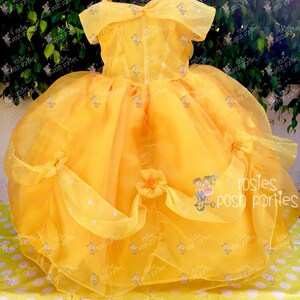 princess belle birthday costume gown dress