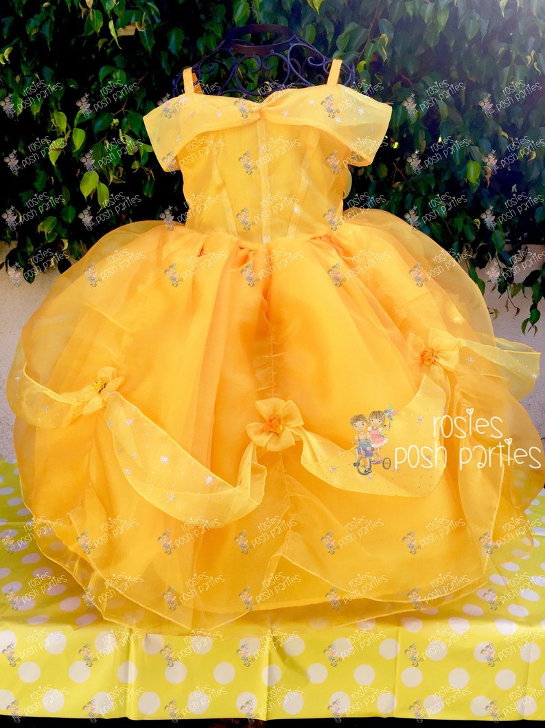princess belle birthday costume gown dress