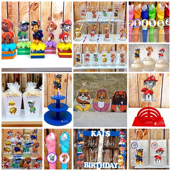 Regalo Set Kit Fiesta Decoración Paw Patrol 36 Invitados Regalo Set Kit Fiesta Decoración Paw Patrol 36 Invitados