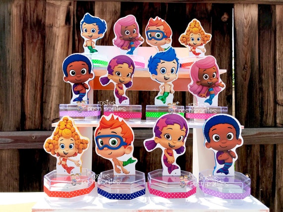 Bubble Guppies Birthday Party Theme candy treat jars | Bubble Guppies Birthday Favor | Bubble Guppies Theme Candy Jar Favor Treat SET OF 12 Il_570xn
