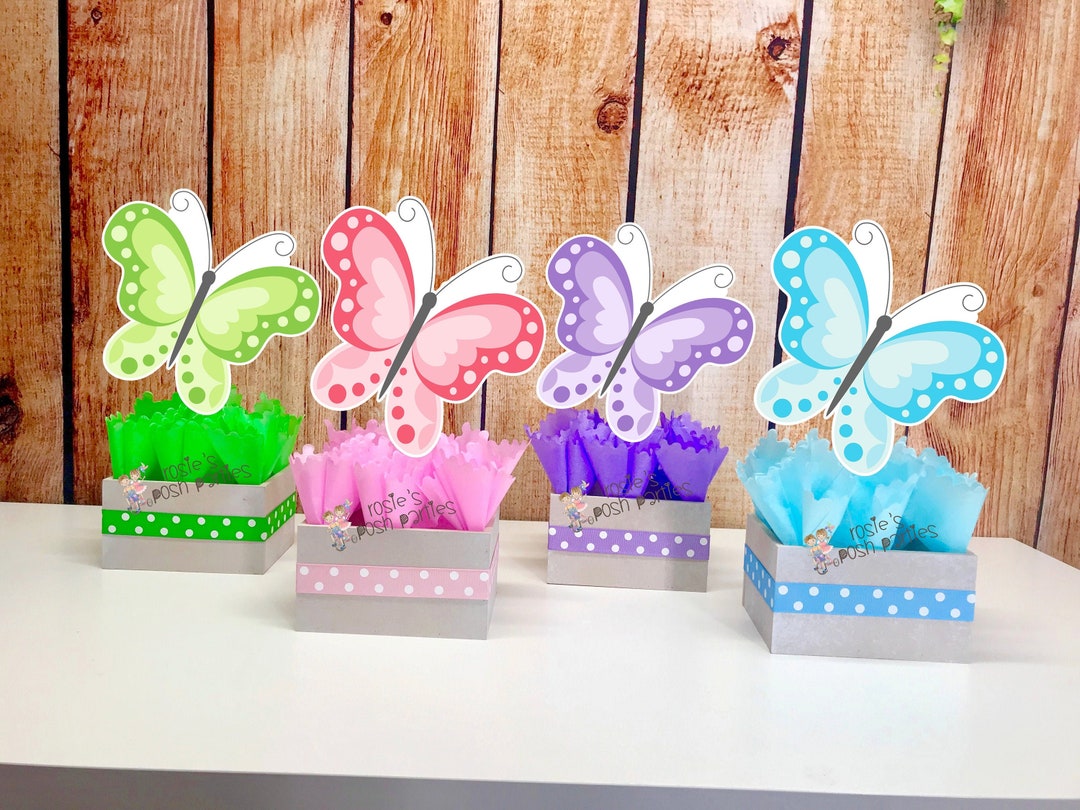 Butterfly Birthday Decorations Butterfly Party Centerpieces - Etsy
