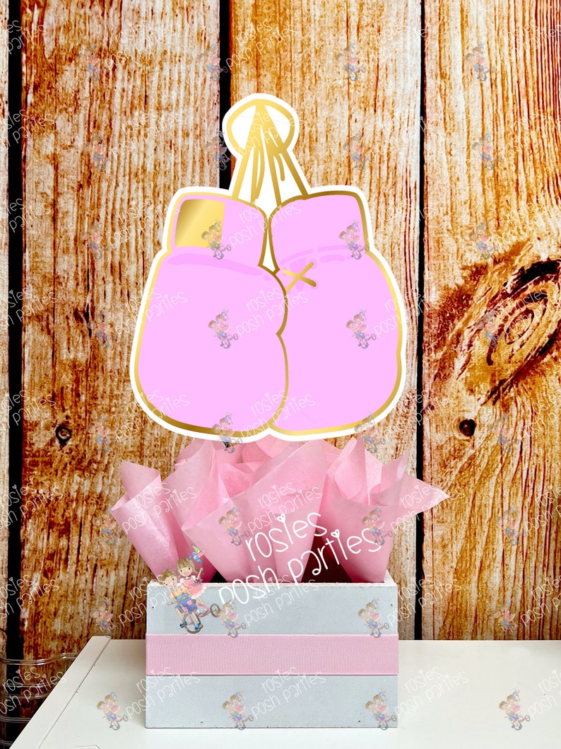 Boxing Gloves Baby Shower Theme Gender Reveal Boxing Theme Etsy
