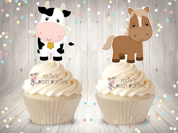 JOKFEICE 16 Mini Realistic Farm Animal Figures for Cupcake Toppers Learning Educational Toys Birthday Party Gift for Kids Toddlers JOKFEICE 16 Mini Realistic Farm Animal Figures for Cupcake Toppers Learning Educational Toys Birthday Party Gift for Kids Toddlers