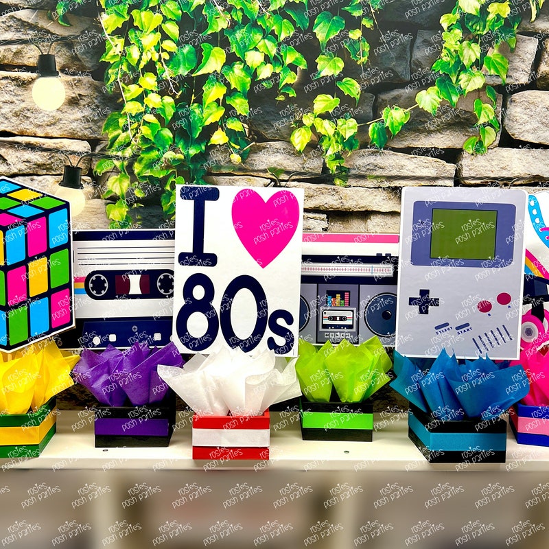 80s Party Decor - Etsy