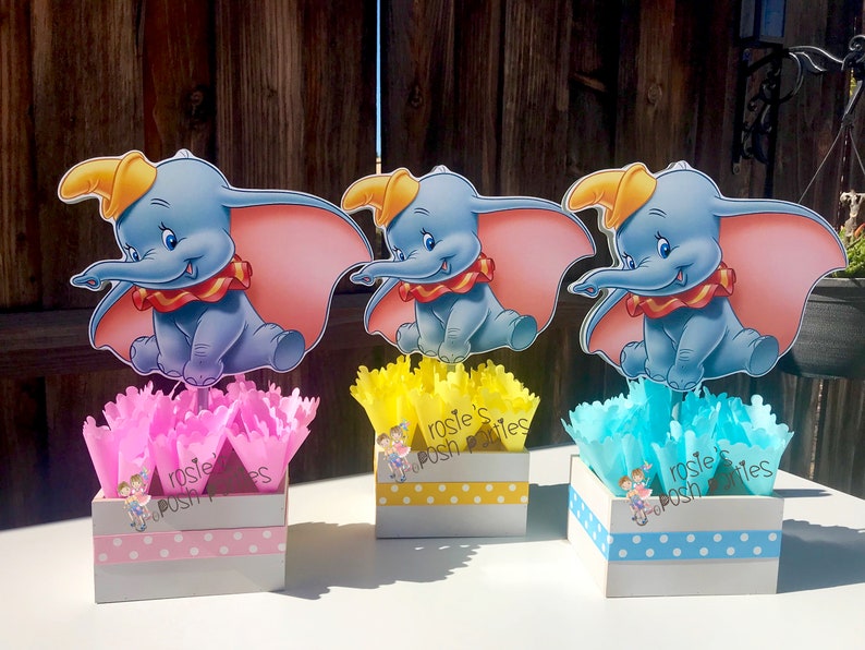 Dumbo birthday party decoration Centerpiece for Birthday or Etsy