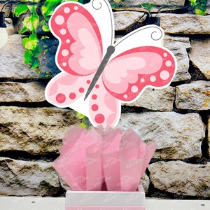 Butterfly Birthday Baby Shower Theme Party Decoration Table Centerpiece
