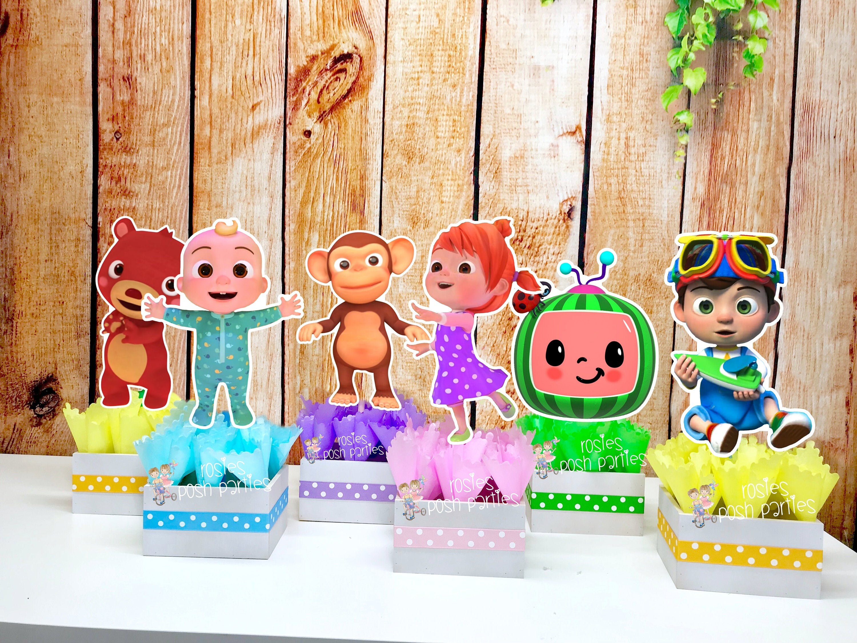 Cocomelon Birthday Theme Cocomelon Centerpiece Decoration | Etsy