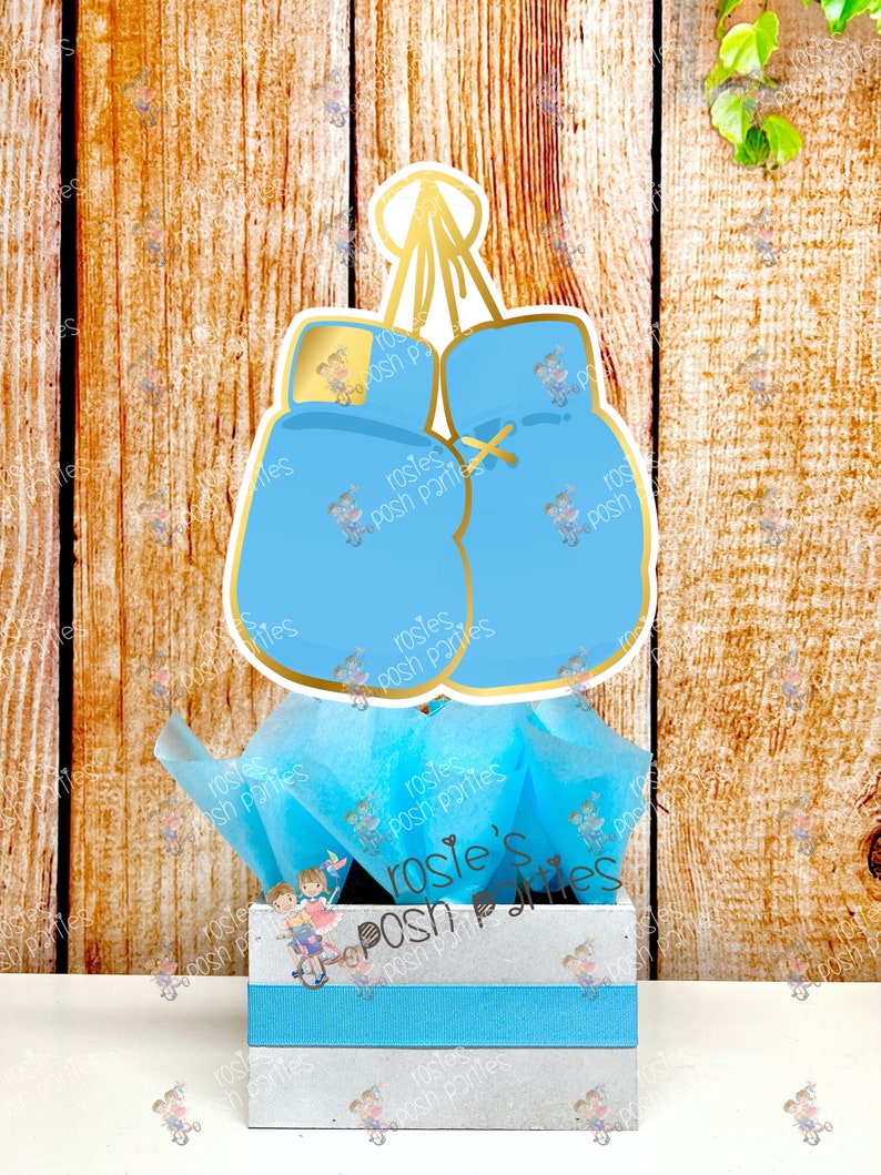 Boxing Gloves Baby Shower Theme Gender Reveal Boxing Theme Etsy