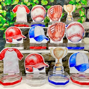 Sports Baseball Theme | Baseball Baby Shower Party | Baseball Birthday Decoration | Baseball Party Favor | Sports Theme SET OF 12