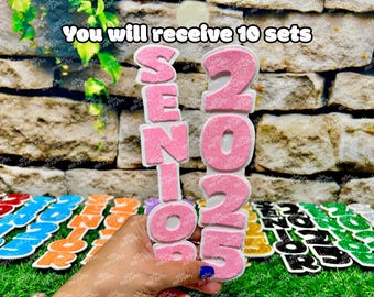 Homecoming Supplies | Homecoming Senior Mum | Homecoming Mum | Junior Sophomore Cut Out | Senior Night Graduation Cut Out Word Name Cut Out