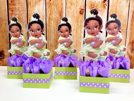 Princess And The Frog Birthday Centerpiece Baby Princess Tiana Etsy