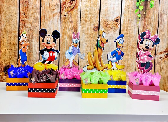 Clubhouse Theme | Clubhouse Birthday Party Centerpiece Decoration | Mouse Theme | Mouse Birthday Party | Mouse Party Decoration SET OF 6 Il_570xn