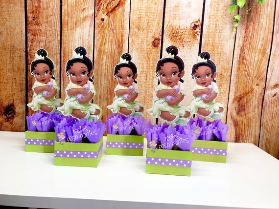 Princess And The Frog Birthday Centerpiece Baby Princess Tiana Etsy