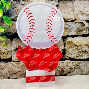 Sports Theme Centerpiece Sports Party Sports Birthday Soccer Football Baseball Basketball decoration for Birthday or themed event SET OF 4 image 4