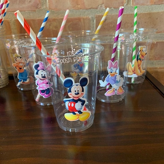 Mickey Mouse Clubhouse Theme | Birthday party Favor Cups | Clubhouse Party Mickey Minnie Party Cups | Mickey Minnie Donald Pluto VARIETY Il_570xn