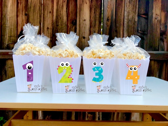 Monster Birthday Party Favor Centerpiece Little Monsters Party Etsy