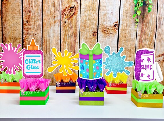 Slime Birthday Party Theme Slime Bash Slime Party Decor Etsy 日本