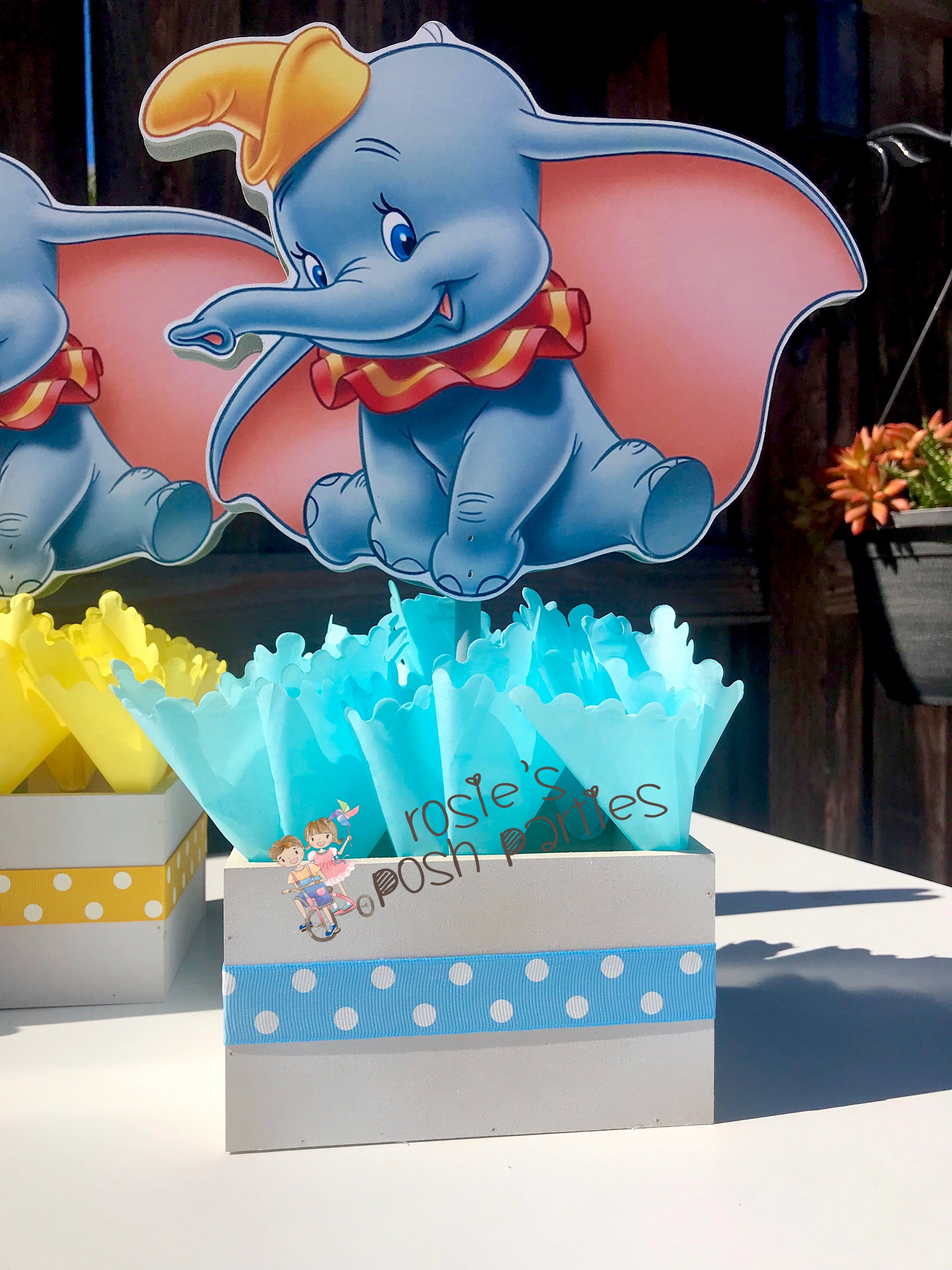 Dumbo birthday party decoration Centerpiece for Birthday or Etsy