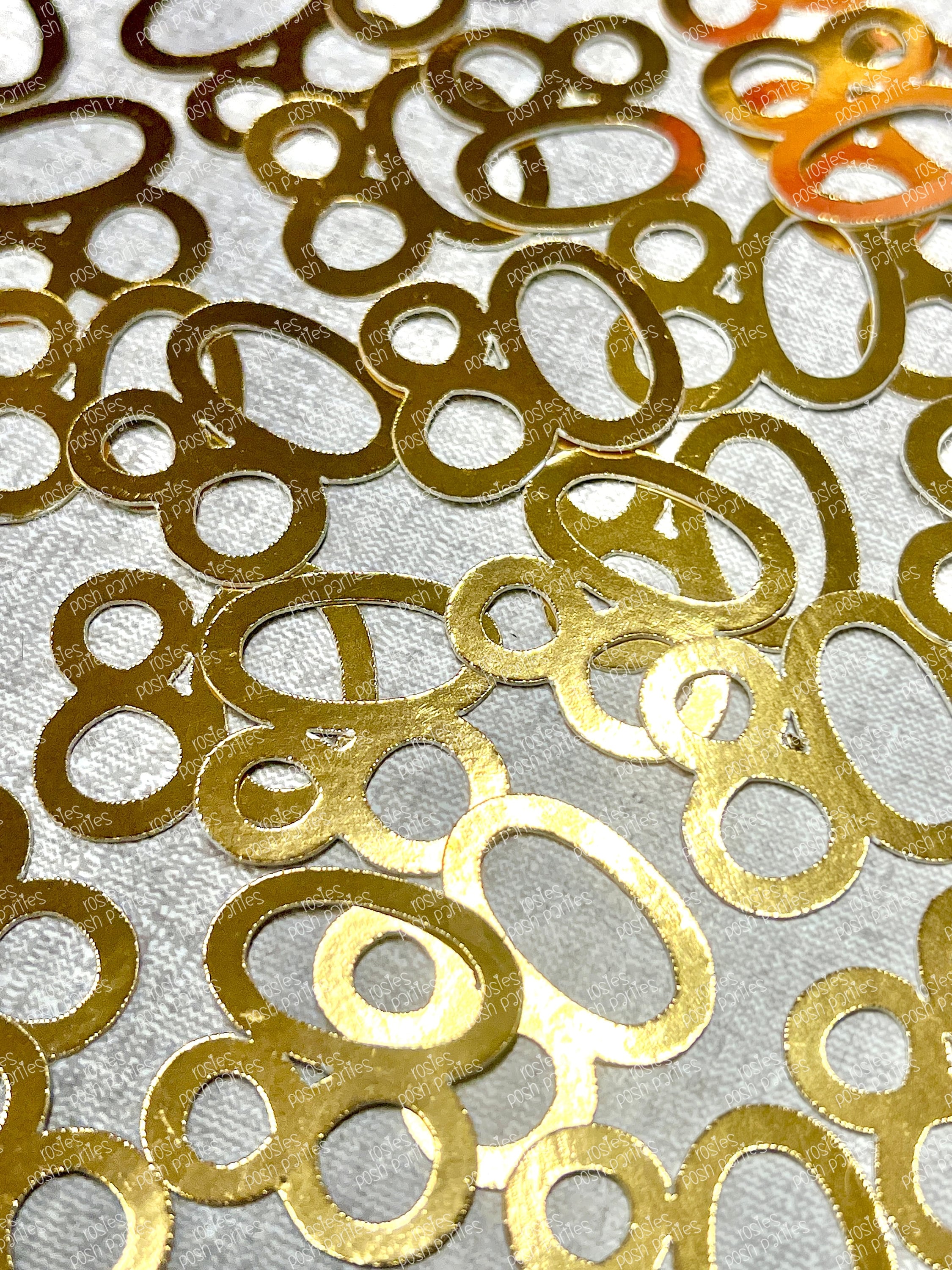 BEADNOVA 80th Birthday Confetti - Gold Silver Black Number Confetti For Party Decor