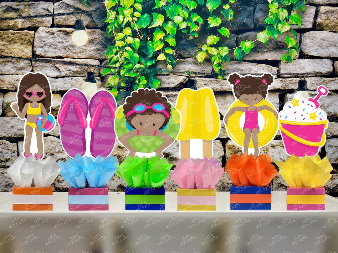 Pool Party | Pool Theme | Pool Birthday Party | Pool Centerpiece | Pool