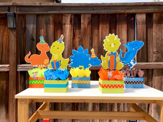 Dinosaur birthday party Dinosaur centerpiece Dinosaur party decoration Favors Rex Birthday wood guest table centerpiece PRICE PER PIECE Il_570xn