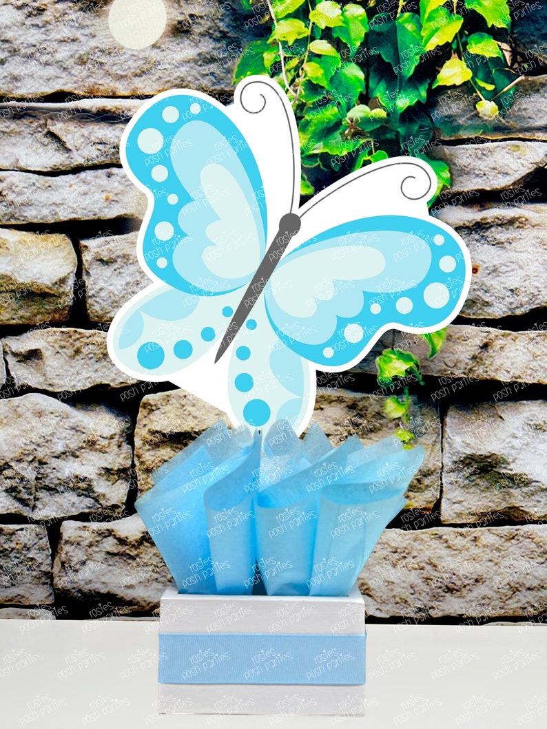 Butterfly Birthday Baby Shower Theme Party Decoration Table Centerpiece