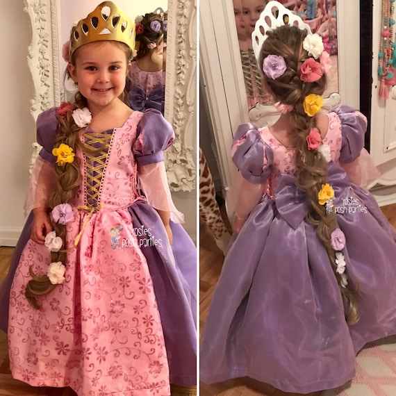 Disney Inspired Birthday Tutu Outfit~ Tangled Rapunzel Birthday Girl~ Disney Princess Outfit ~ Photo Shoot