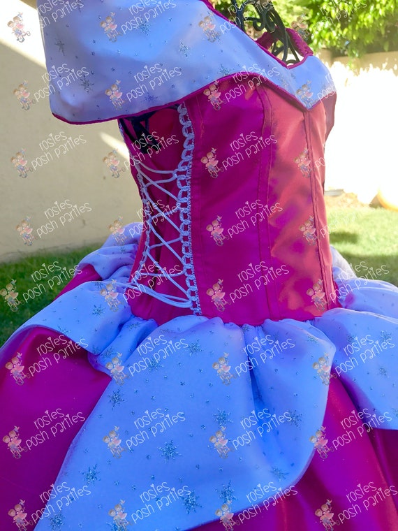 Aurora Sleeping Beauty Dress for Birthday Costume or Photo Shoot Aurora Dress Outfit Birthday Dress Costume Princess Dress Birthday Party Etsy Canada
