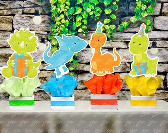 Dinosaur birthday party Dinosaur centerpiece Dinosaur party decoration Favors Rex Birthday wood guest table Dino centerpiece SET OF 5