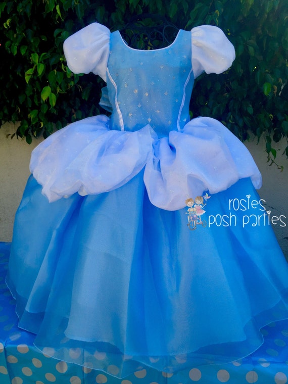 Cinderella dress for Birthday costume or Photo shoot Cinderella dress outfit Birthday dress Cinderella costume Princess dress for Birthday Il_570xn