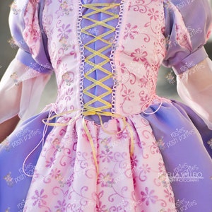 princess Rapunzel dress gown halloween costume outfit theme