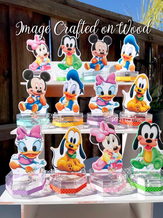 Baby Mickey Birthday Baby Shower Baby Minnie candy treat jars for birthday gift birthday favor or birthday raffles Minnie favors SET OF 12 Il_570xn