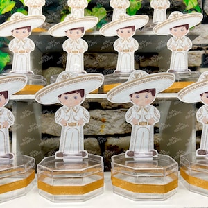 Charro Communion | Charro First Birthday | Charro Theme | Mariachi Theme Birthday Candy Jar Favor | Charro Favor | Communion Theme SET OF 12