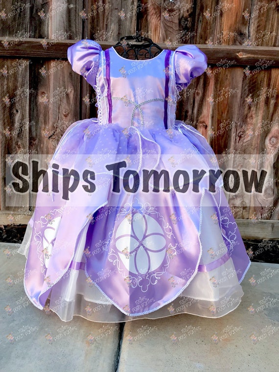 Sofia The First Birthday Theme Gown Dress | Sofia Dress | Sofia Birthday Gown | Sofia Outfit | Sofia The First Party | Sofia Theme Dress Il_570xn