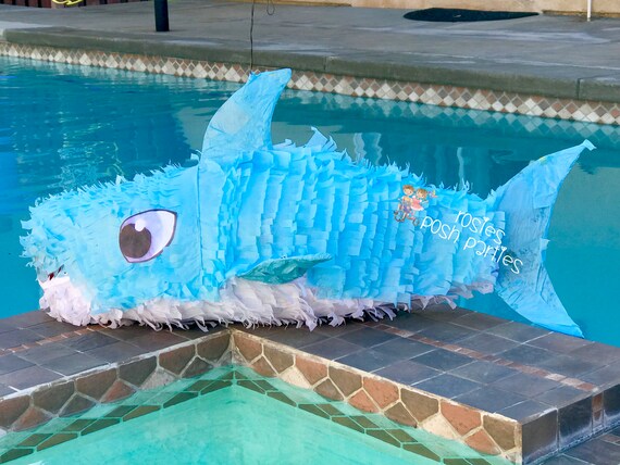 Shark Birthday Shark Party Shark birthday party decoration Pinata Under the Sea Shark Baby Shower Shark Big Shark Birthday LARGE ITEM Il_570xn