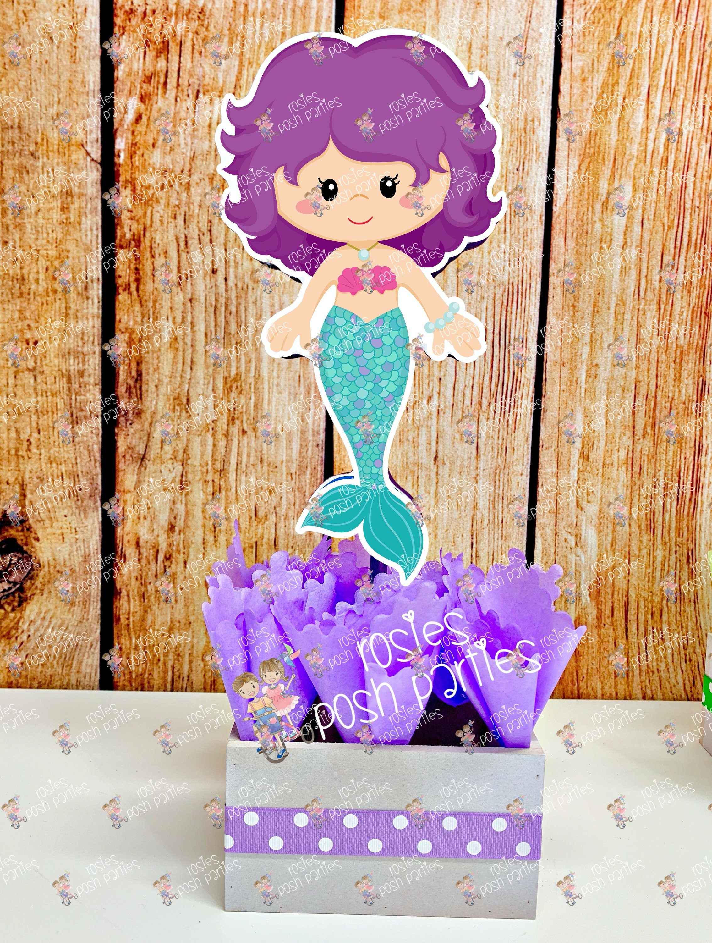 Mermaid Centerpieces Under the Sea Theme Centerpiece Mermaid Etsy